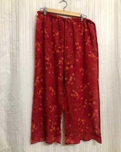 Cato Red Printed Palazzo Pant