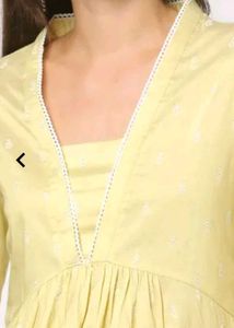 New Unused Xxl Avaasa  Yellow Kurta