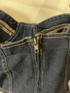 y2k denim croptop