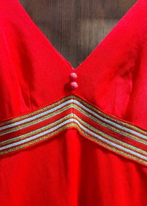 Vintage Red Maxi Dress