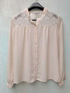 New With Tag Korean Beige Asthetic Art Shirt