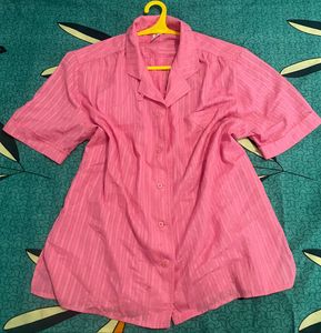 Over Sized Pink Shirt