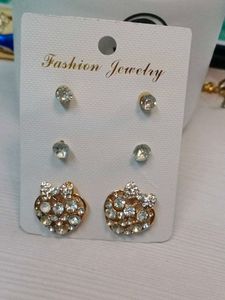 Sparkling Stud Earring Sets