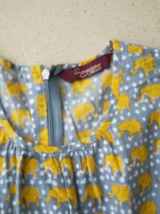 Sangria Kids Patterned Sleeveless Jumpsuit