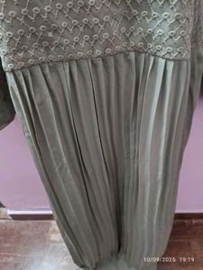 New Unused Xxl Olive Green Maxi Kurta Set