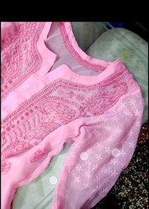 New Chikankari Kurti