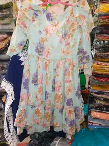 Floral Print Mini Dress
