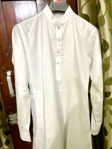 White Cotton Kurta