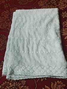 Light Blue Dress Material ( Dupatta)