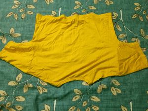 yellow crop top tshirt 3d printed y2k streetwear