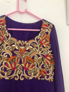Purple Anarkali