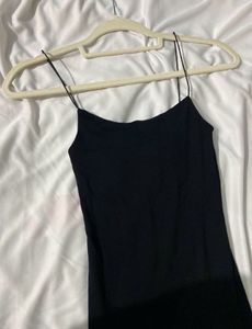 zara fitted dress in black ☻