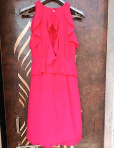 Trendy Back Open Ruffle Dress FREE Delivery