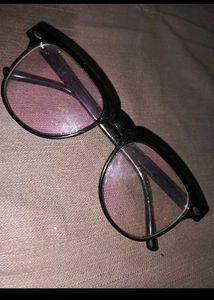 BLACK STYLISH ZERO POWER GLASSES!