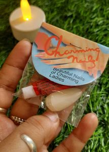 Artificial Nails With Glue💅