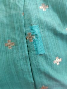 Women Green And Pink Kurti With Pant