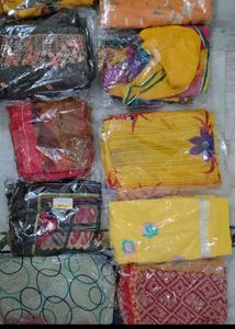 10 Saree In Combo