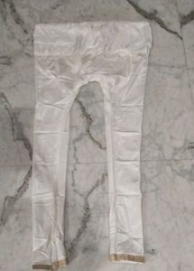 Beautiful Off White Gown With Two Tone Net Fabric
