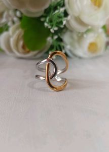 Two-Tone Statement Ring