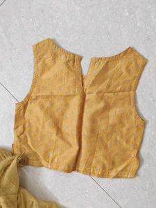 Yellow A-Line Skirt