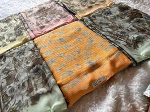 Floral Print Daily Wear Saree😻