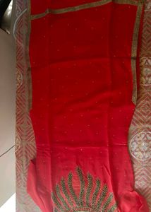 Georgette Pant Suit With Pure Dupatta