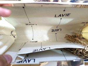 Silver-gold Party Lavie Clutch