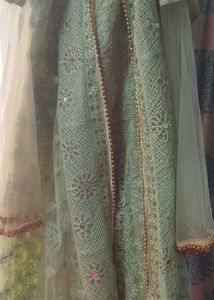 Mint Green Embellished Indian Suit