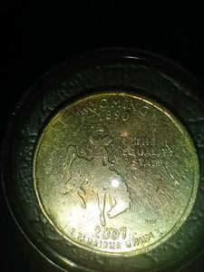 Usa 🇺🇸 Wyoming Quarter Dollar 1890