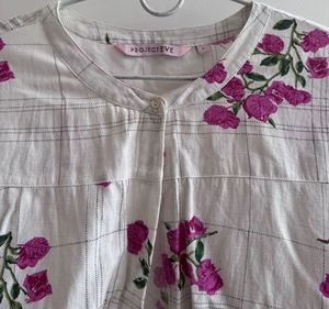 Floral Embroidered Tunic