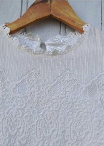 Elegant White Lace Dress