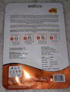 Shills Papaya Face Sheet Mask
