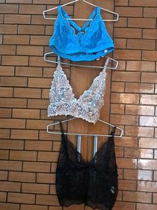 Combo Of Three Premium Imported Fabric Bra