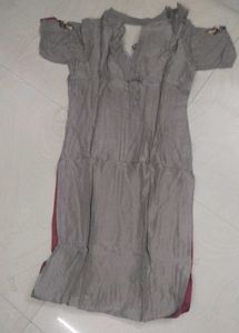 Boho Chic Grey Dress