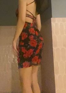 Floral Bodycon Mini Dress Size Small