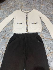 Cardigan And Pant Set