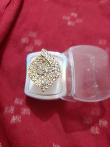 Rhinestone Cocktail Ring