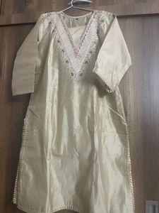 Golden Work Kurta Pyjama