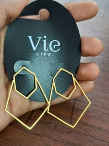 Geometric Gold Earrings