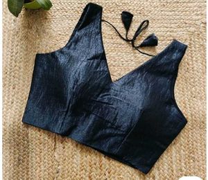 Elegant Black Saree Blouse