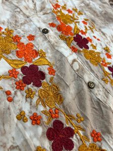 Floral Embroidered Kurti