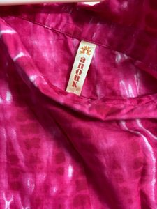 Pink Shibori Tie-Dye Maxi Dress – Anouk