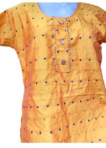 New Golden Kurta
