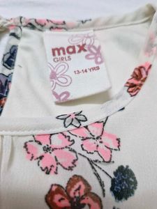 Floral High-Low Dress