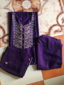 Beautiful Suit With Pant And Dupatta