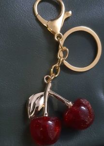 Cherry Keychain / Bag Charm