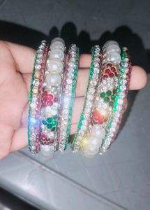 New Beautiful Party Wear Bangles With A Latkan