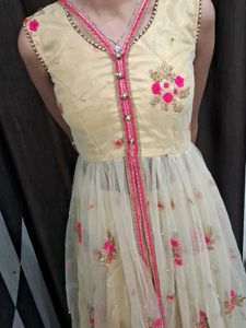 Elegant Embroidered Ethnic Gown