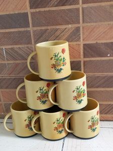 Price Drop!! 📢📢6 Pcs Plastic Teacups