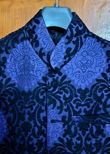 Stylish Purple &amp; Black Vest